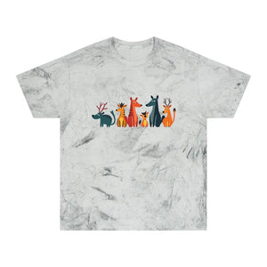 Unisex Color Blast Tee - Eco-friendly Summer Style - Dipaliz - Smoke / s - T-shirts