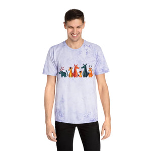 Vibrant Unisex Color Blast Tee - Eco-friendly Summer - Dipaliz - T-shirts - s
