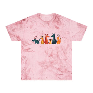Vibrant Unisex Color Blast Tee - Eco-friendly Summer - Dipaliz - T-shirts - s
