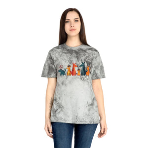 Vibrant Unisex Color Blast Tee - Eco-friendly Summer - Dipaliz - T-shirts - s