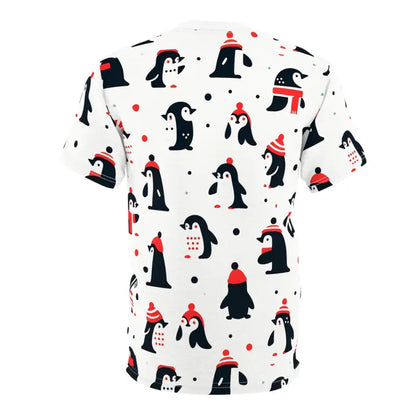 Cozy Cut & Sew Tee with Penguins for Fashion Lovers - T-shirts