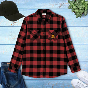 Unisex Flannel Shirt - Cozy Fall Adventure Breathable Warmth - Dipaliz - Red / Black / Xs - Shirts