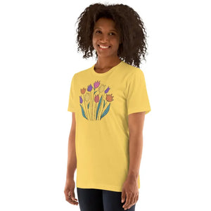 Unisex Flower Bunch Tee - Flattering Every Body Type - Dipaliz - T-shirts