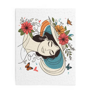 Flower Heart Puzzle - Unisex Floral Design Jigsaw - Dipaliz - Puzzles