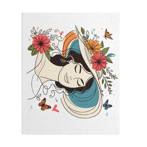 Flower Heart Puzzle - Unisex Floral Design Jigsaw - Dipaliz - Puzzles