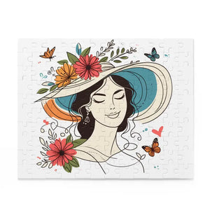 Flower Heart Puzzle - Unisex Floral Design Jigsaw - Dipaliz - Puzzles