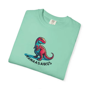 Soft Unisex Cotton Tee - Dinosaur Mamasaurus Mother’s Day - Dipaliz - T-shirts