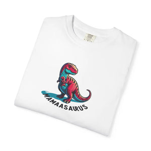 Soft Unisex Cotton Tee - Dinosaur Mamasaurus Mother’s Day - Dipaliz - T-shirts