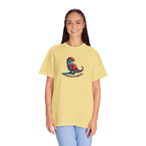 Soft Unisex Cotton Tee - Dinosaur Mamasaurus Mother’s Day - Dipaliz - T-shirts