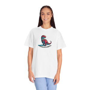 Soft Unisex Cotton Tee - Dinosaur Mamasaurus Mother’s Day - Dipaliz - T-shirts