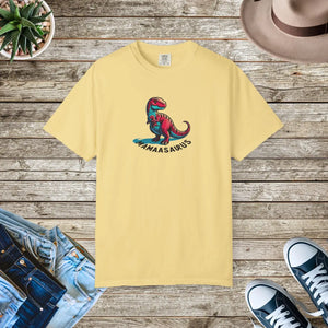 Soft Unisex Cotton Tee - Dinosaur Mamasaurus Mother’s Day - Dipaliz - T-shirts