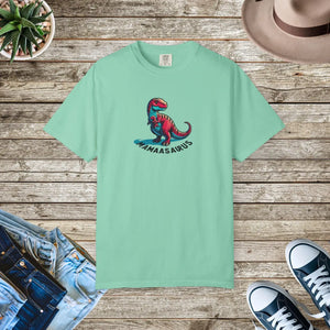 Soft Unisex Cotton Tee - Dinosaur Mamasaurus Mother’s Day - Dipaliz - T-shirts