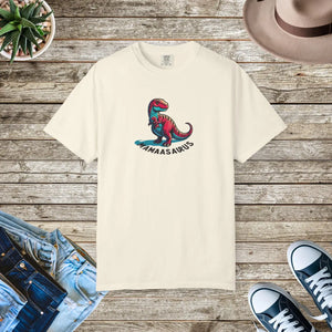 Soft Unisex Cotton Tee - Dinosaur Mamasaurus Mother’s Day - Dipaliz - T-shirts
