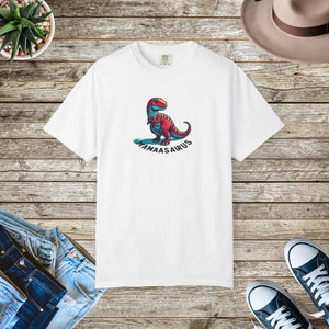 Soft Unisex Cotton Tee - Dinosaur Mamasaurus Mother’s Day - Dipaliz - T-shirts