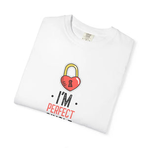 Unisex Garment Dyed i am Perfect Single Tee - Dipaliz - T-shirts