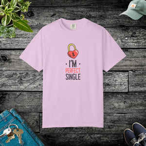 Unisex Garment Dyed i am Perfect Single Tee - Dipaliz - T-shirts