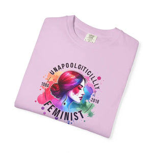 Unapologetically Feminist Garment Dyed t Shirt - Dipaliz - T-shirts
