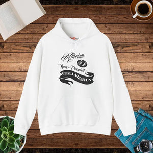 Atheism Hooded Sweatshirt Unisex Heavy Blend Cozy Style - Dipaliz - White / s - Hoodies