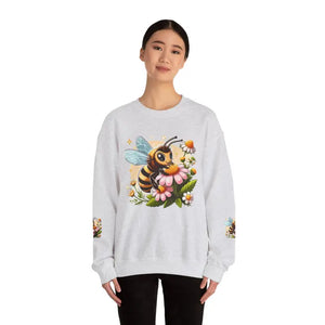 Enchanting Bee Heavy Blend Crewneck Sweatshirt - Dipaliz - Sweatshirts