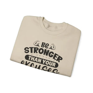 Heavy Blend Crewneck Sweatshirt - Conquer Excuses Style - Dipaliz - Sweatshirts