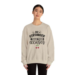 Heavy Blend Crewneck Sweatshirt - Conquer Excuses Style - Dipaliz - Sweatshirts