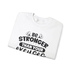 Heavy Blend Crewneck Sweatshirt - Conquer Excuses Style - Dipaliz - Sweatshirts