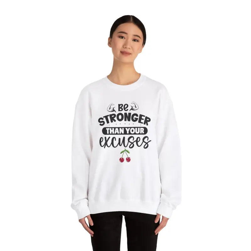 Unisex Heavy Blend Crewneck: Conquer Excuses in Comfort - Sweatshirt