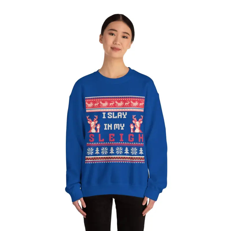 Slay the Day in a Cozy Unisex Heavy Blend Sweatshirt