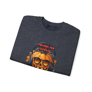Too Cool for Ghouls Sweatshirt Unisex Heavy Blend - Dipaliz - Sweatshirts