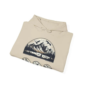 Plush Mountain Heavy Blend Hoodie - Warm Sweatshirt - Dipaliz - Hoodies