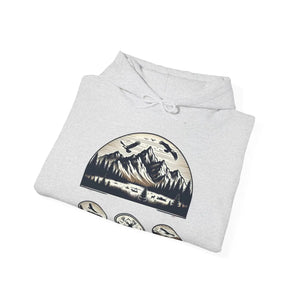 Plush Mountain Heavy Blend Hoodie - Warm Sweatshirt - Dipaliz - Hoodies