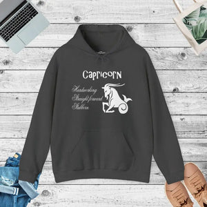 Capricorn Zodiac Sign Unisex Heavy Blend Hooded Sweatshirt - Dipaliz - Hoodies