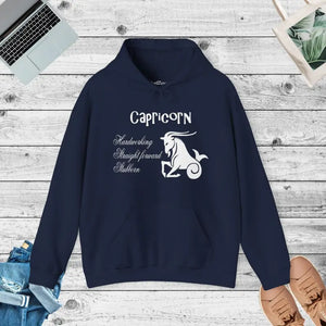 Capricorn Zodiac Sign Unisex Heavy Blend Hooded Sweatshirt - Dipaliz - Hoodies