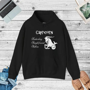 Capricorn Zodiac Sign Unisex Heavy Blend Hooded Sweatshirt - Dipaliz - Hoodies