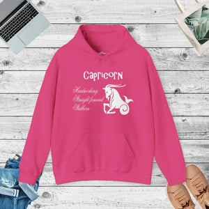 Capricorn Zodiac Sign Unisex Heavy Blend Hooded Sweatshirt - Dipaliz - Hoodies