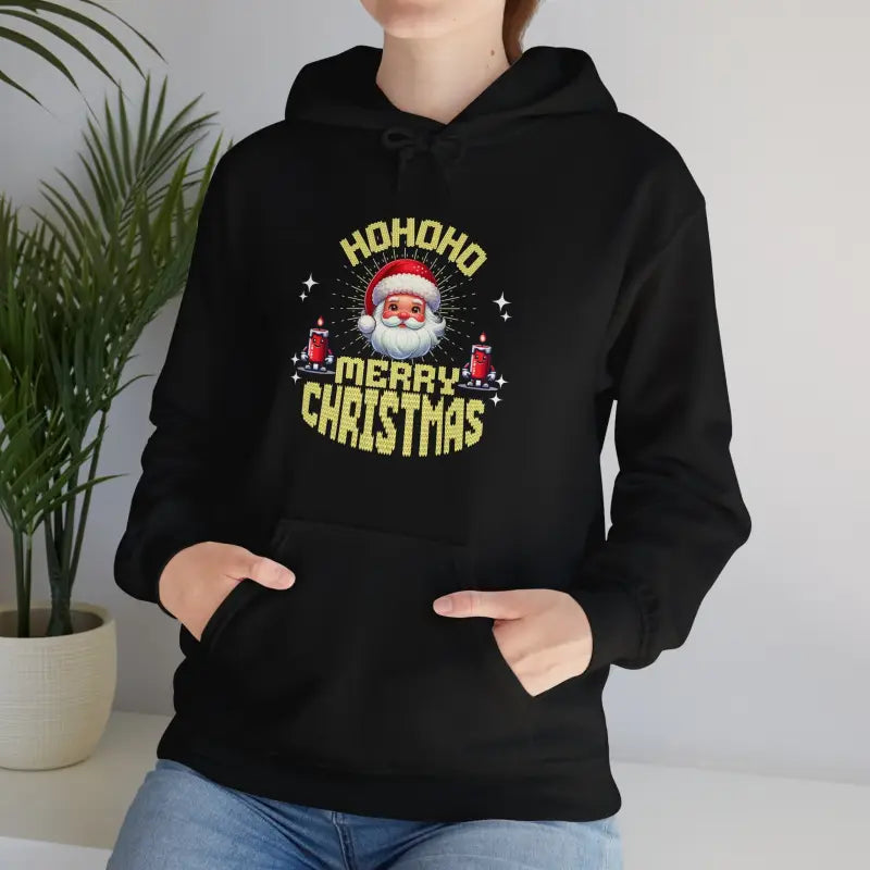 Cozy Up in a Unisex Hoodie with Merry Christmas Vibes