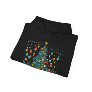 Festive Christmas Hoodie with Spacious Kangaroo Pocket - Dipaliz - Hoodies