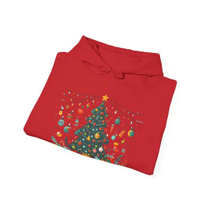 Festive Christmas Hoodie with Spacious Kangaroo Pocket - Dipaliz - Hoodies