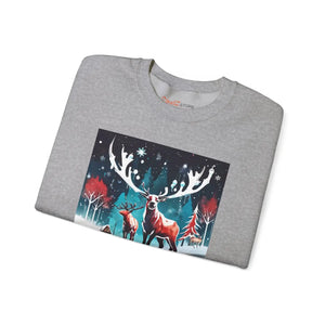 Rudolf Reindeer Crewneck Sweatshirt - Christmas - Dipaliz - T-shirts