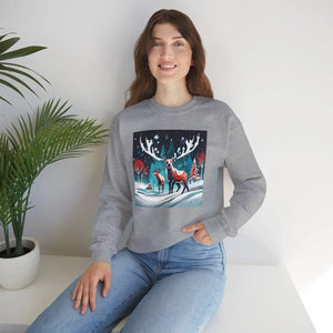 Rudolf Reindeer Crewneck Sweatshirt - Christmas - Dipaliz - T-shirts