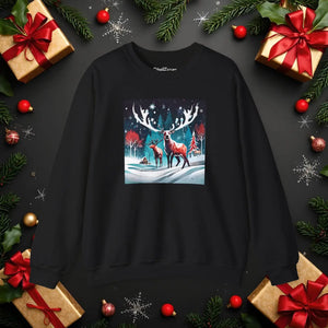 Rudolf Reindeer Crewneck Sweatshirt - Christmas - Dipaliz - T-shirts