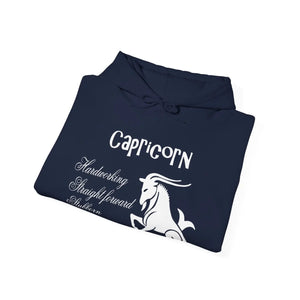 Cozy Capricorn Zodiac Sign Hooded Sweatshirt - Unisex Heavy Blend™ - Dipaliz - Hoodies - s