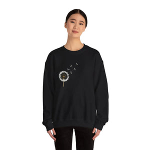 Dandelion Seeds Unisex Heavy Blend™ Sweater - Dipaliz - Sweatshirts