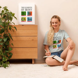T-shirts - Unisex Irony Sarcasm Tee - Clever Comfort Wit - Dipaliz