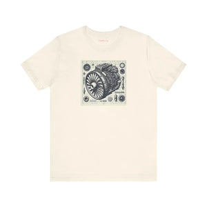 Unisex Jersey Short Sleeve Aircraft Engine Turbine Tee - Dipaliz - T-shirts