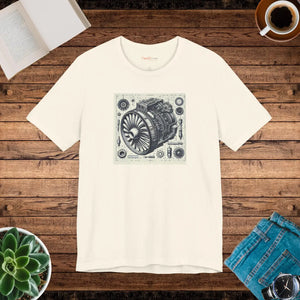 Unisex Jersey Short Sleeve Aircraft Engine Turbine Tee - Dipaliz - T-shirts
