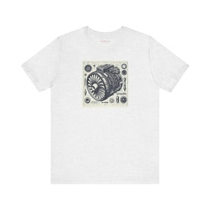 Unisex Jersey Short Sleeve Aircraft Engine Turbine Tee - Dipaliz - T-shirts