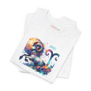 Soft Aries Zodiac Tee - Jersey Short Sleeve - Dipaliz - T-shirts