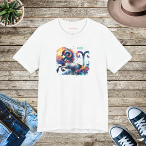 Soft Aries Zodiac Tee - Jersey Short Sleeve - Dipaliz - T-shirts