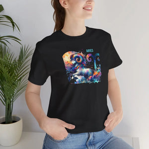 Soft Aries Zodiac Tee - Jersey Short Sleeve - Dipaliz - T-shirts
